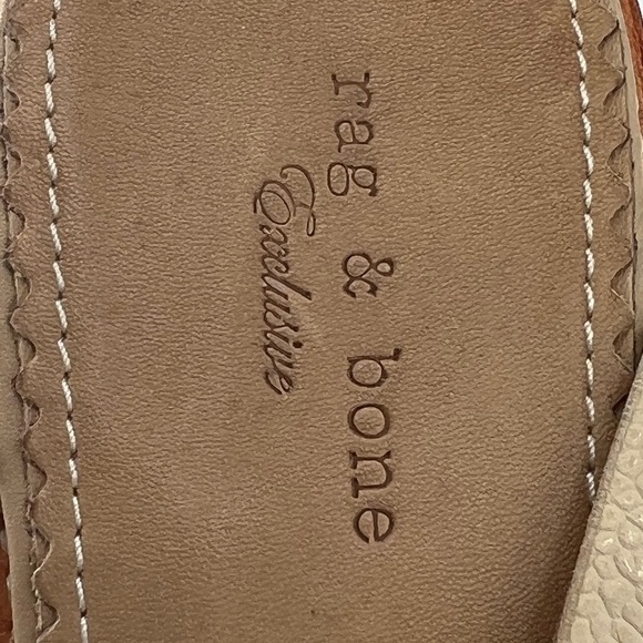 rag & bone Tan Exclusive Wood Wedge Strappy Sandals Size 9 Women’s - Picture 2 of 10